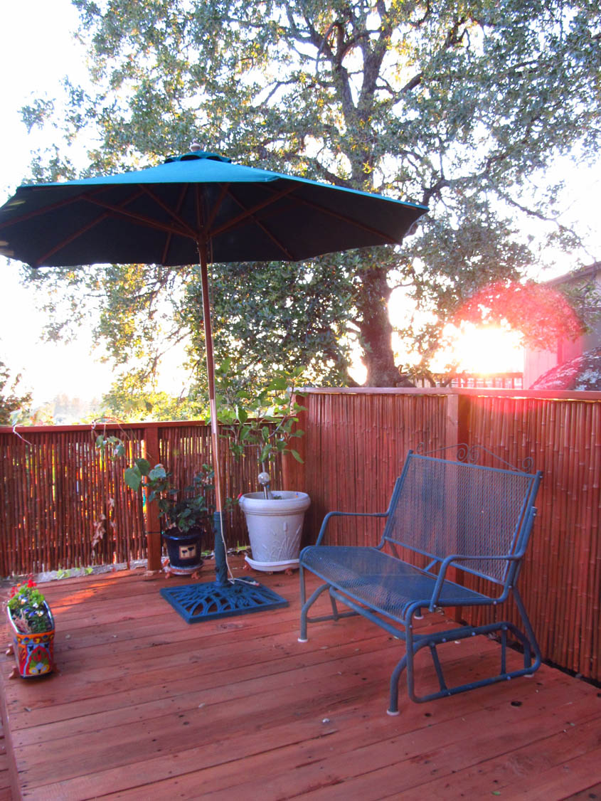 sunset deck